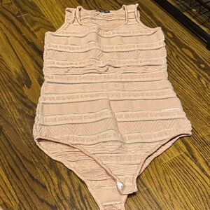 Peach Bodysuit small